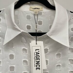 L'AGENCE White Women’s Shirt
